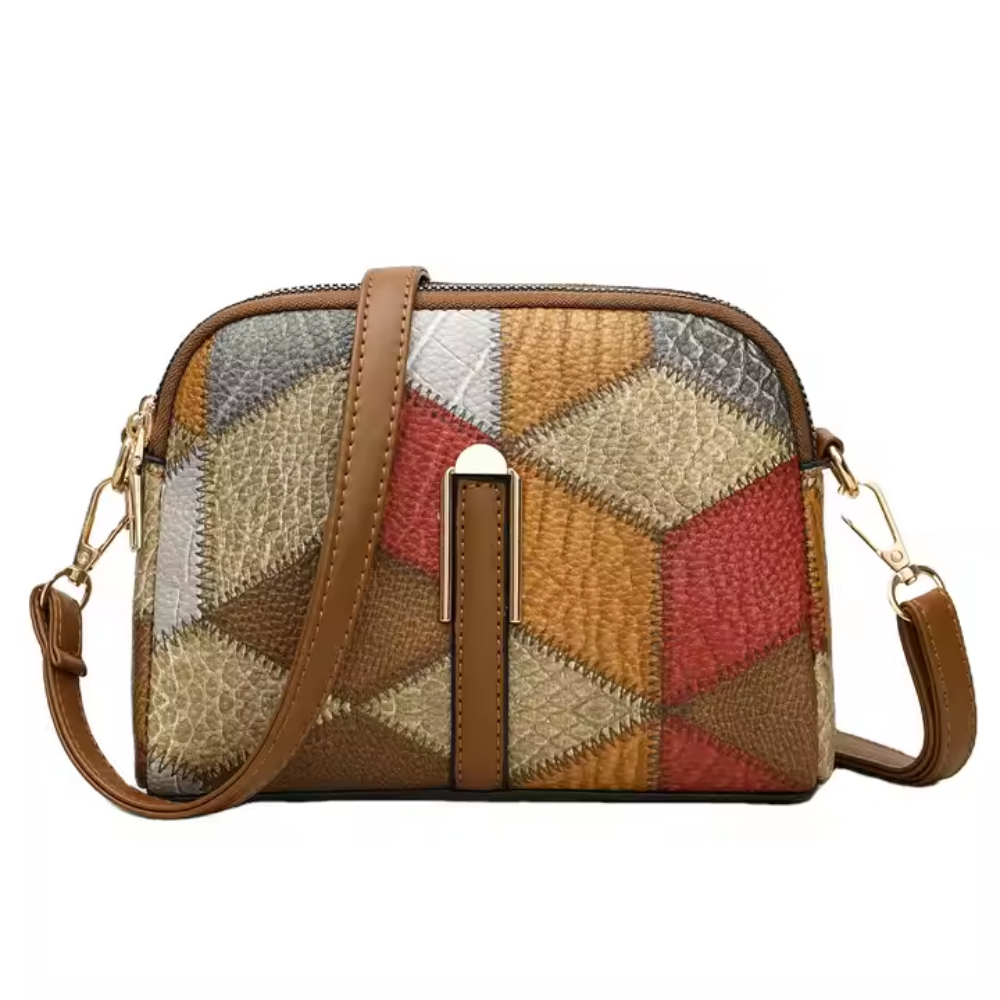 Luna | Mini-Umhängetasche im Patchwork-Stil