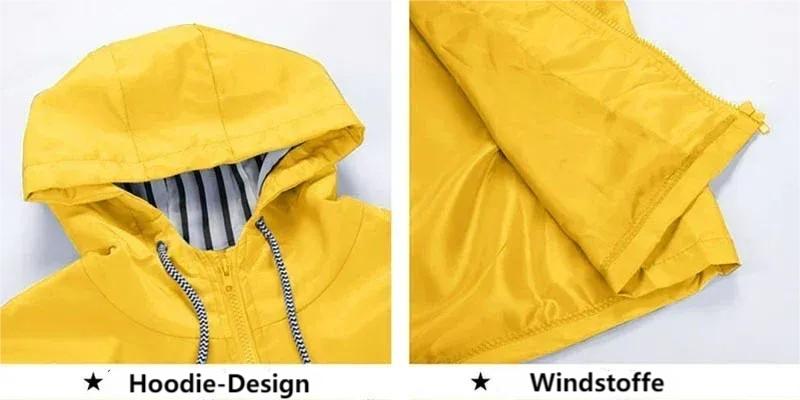 Wasserdichte und winddichte Jacke für Frauen
